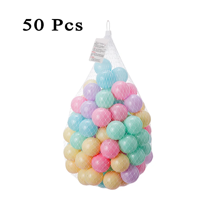 A-50 Colorful Ball Toys Inflatable Soft Plastic Ocean Ball Eco-Friendly Infant Baby Swim Pool Pit Tent Water Toys 50 100 200 Pcs Fun - Цвет: A-50