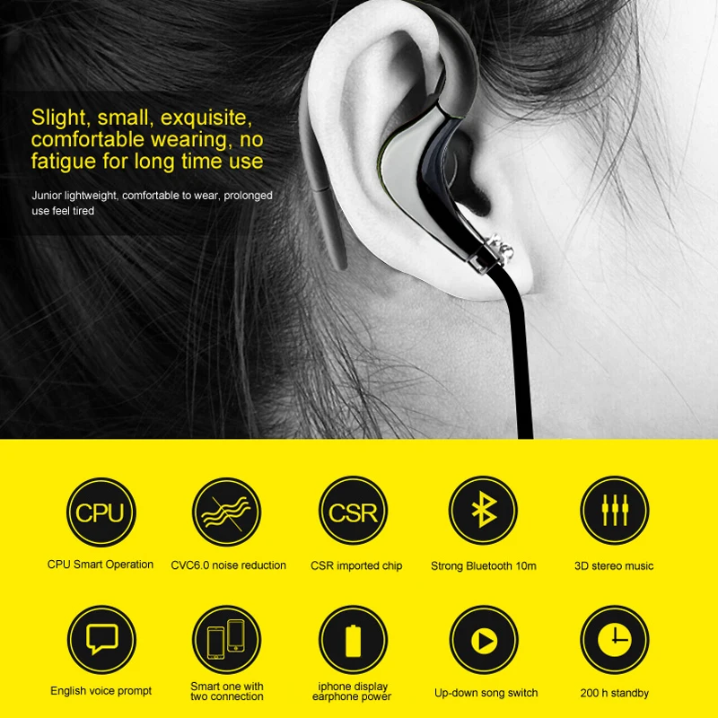 AWEI A890BL Спортивные Беспроводные наушники Auriculares Bluetooth наушники с микрофоном Fone de ouvido kulaklik Audifonos