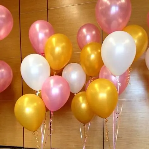 300pcs 10&quot Mixed Pastel Pink Gold White Party Balloon/Latex Balloons/Baby Shower Decoration/Wedding Decor/Birthday Decor | Дом и сад