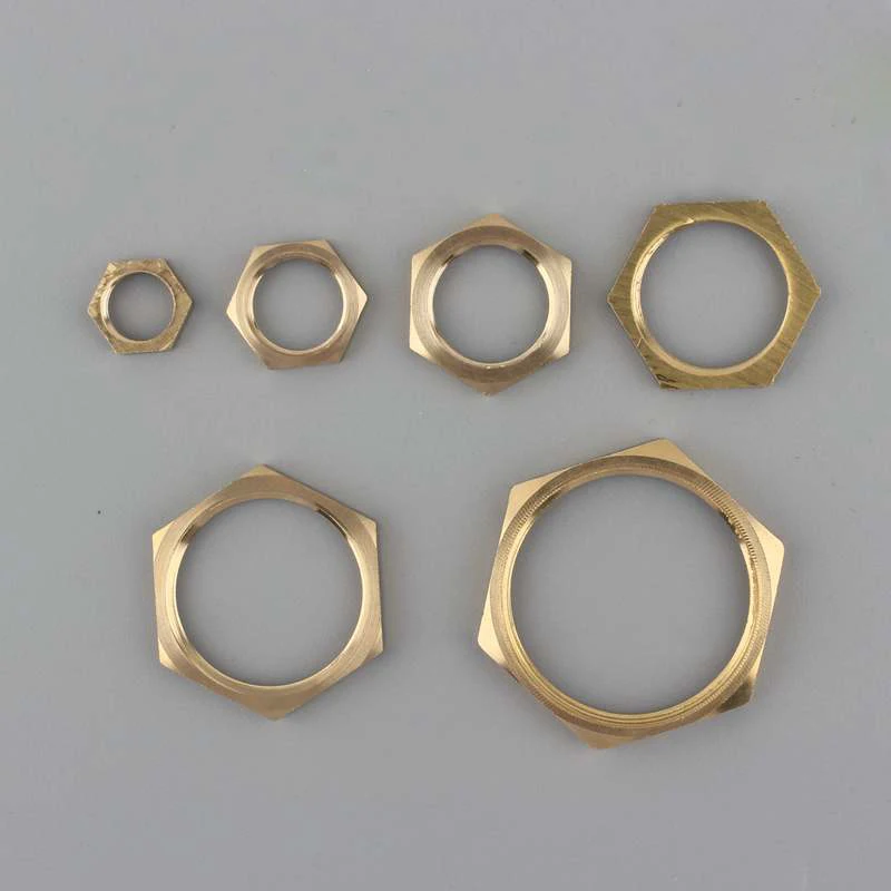 5pcs High Quality Female Thread 1/8'' 1/4'' 3/8&quot 1/2&quot 3/4&quot 1&quot Hexagonal Nuts Caps Water Heating Fixed Cap Sealing