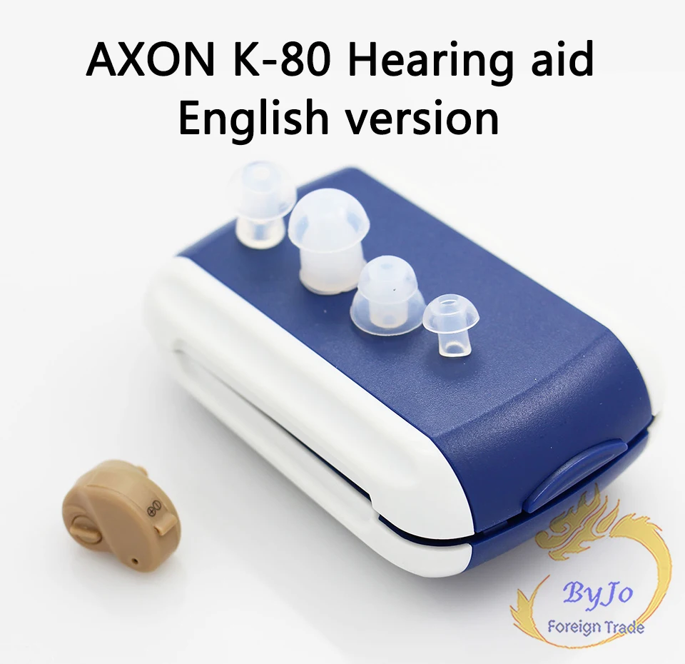 AXON K-80 мини чистый слуховой аппарат персональный звуковой усилитель в ухе