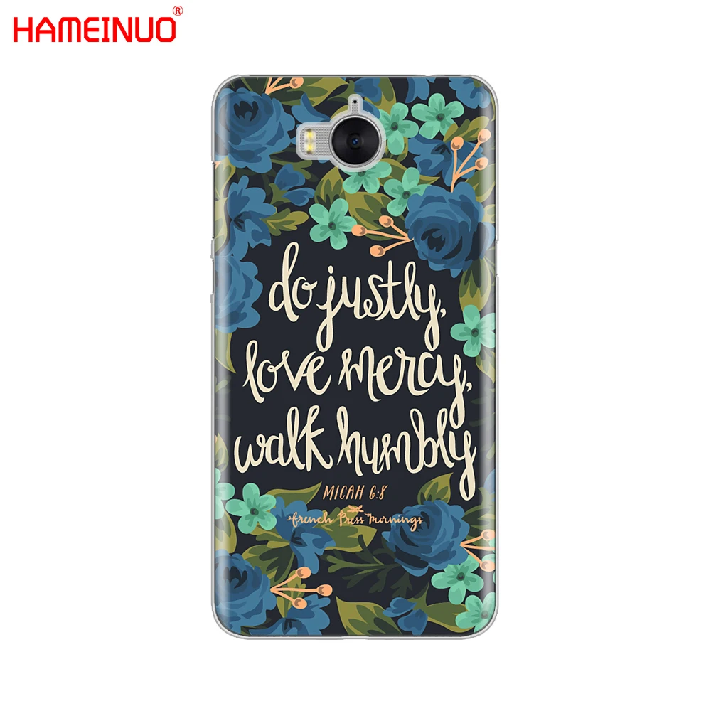 HAMEINUO текст Библии Филиппины чехол для сотового телефона huawei honor 3C 4X 4C 5C 5X 6 7 Y3 Y6 Y5 2 II