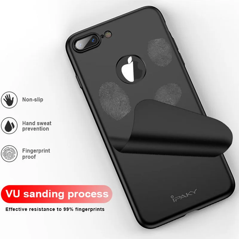 Чехол iPaky 360 с полной защитой для iphone 8 чехол plus iphone8 роскошный защитный тонкий |