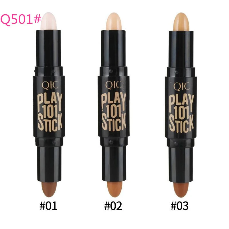 6 Colors Dual Ended Corrector Contour Stick Facial Highlighter Concealer Pen 3D Face Makeup Cosmetic | Красота и здоровье