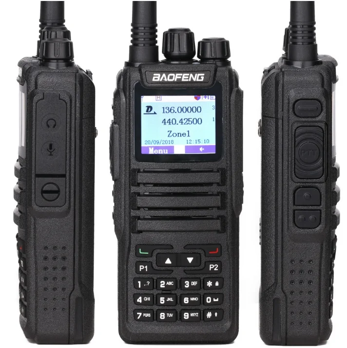Горячее предложение Baofeng DMR DM-1701 двухстороннее радио Двухдиапазонная Tier 2 рация ПМР цифровое радио Dual Time slot DMR Digital Tier1& 2