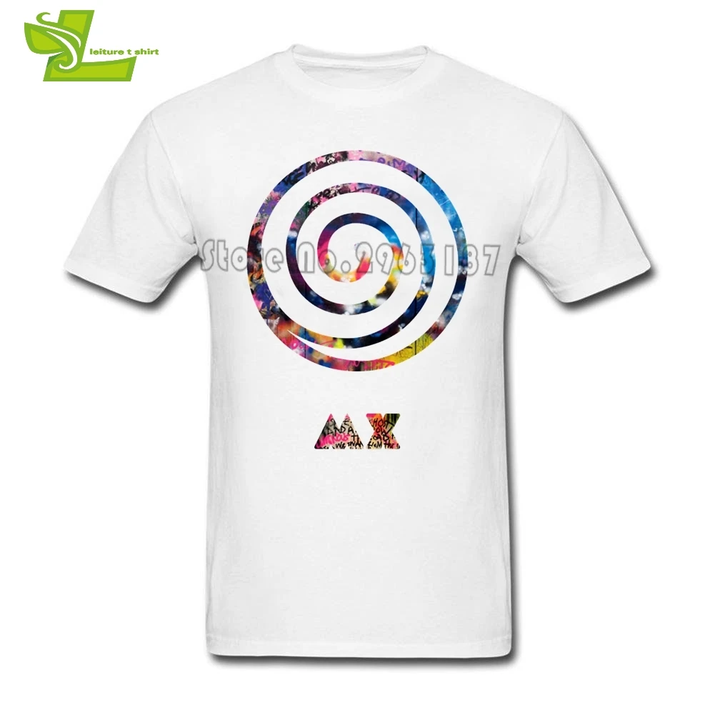 Мужская футболка Coldplay Mx модная свободная мужские футболки с короткими рукавами
