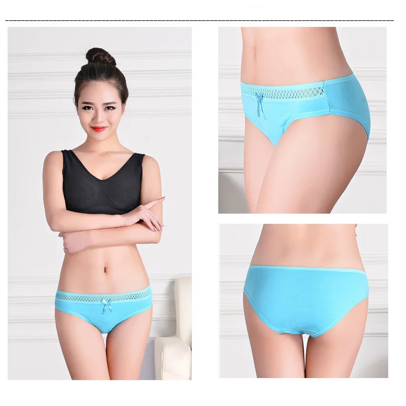 WTEMPO 6 шт./лот Брендовое нижнее белье женские трусики хлопковые сексуальные