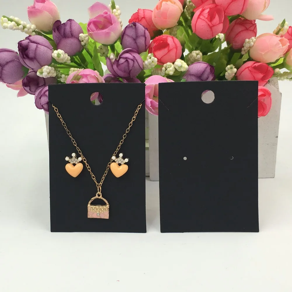 200 шт крафт ожерелье карты и используется для упаковка сережек шпильки другие