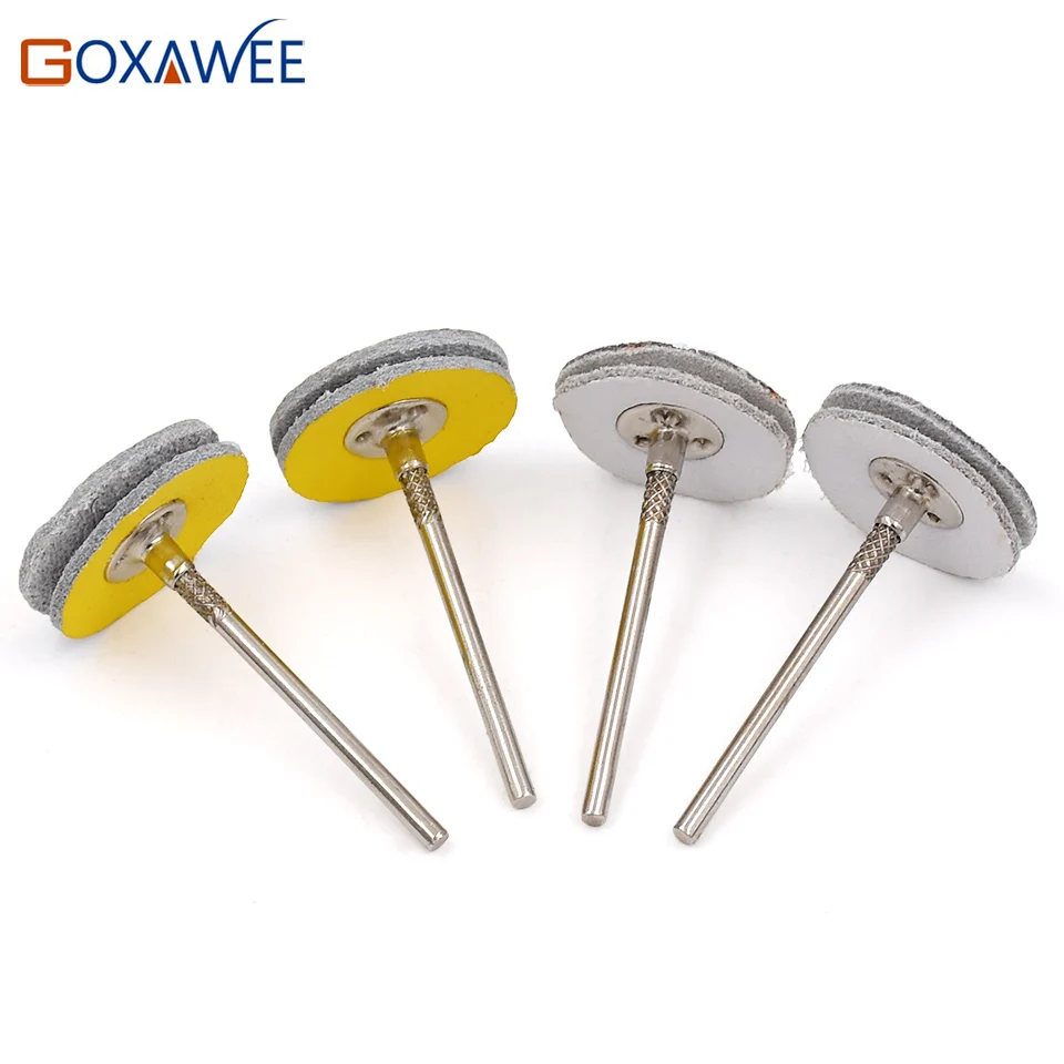 GOXAWEE 10pcs Polishing Wheel Buffing Brush Jewelry Metal Micro-Electronic for Dremel Accessories Rotary Tools Pads | Инструменты