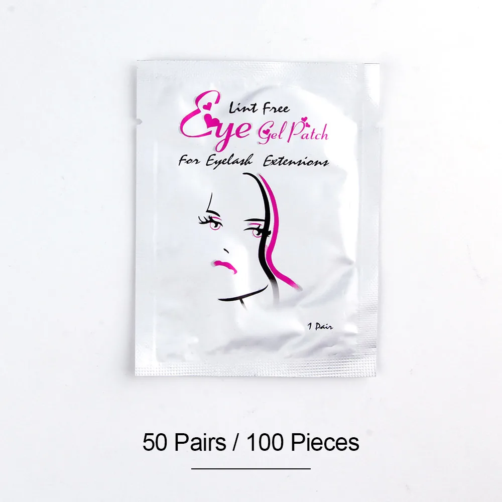 50Pairs Girl 50/100 Накладные ресницы расширение Бумага патчи колодки для наращивания для глаз наклейки-заплатки ресниц под накладки для глаз советы материалы для обертывания - Длина: 50Pairs Girl