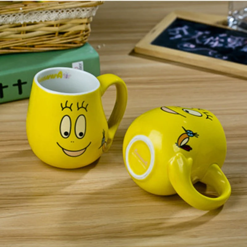 Семейная Милая керамическая кружка Barbapapa кофе напиток чай трубка для девочек Nipsu