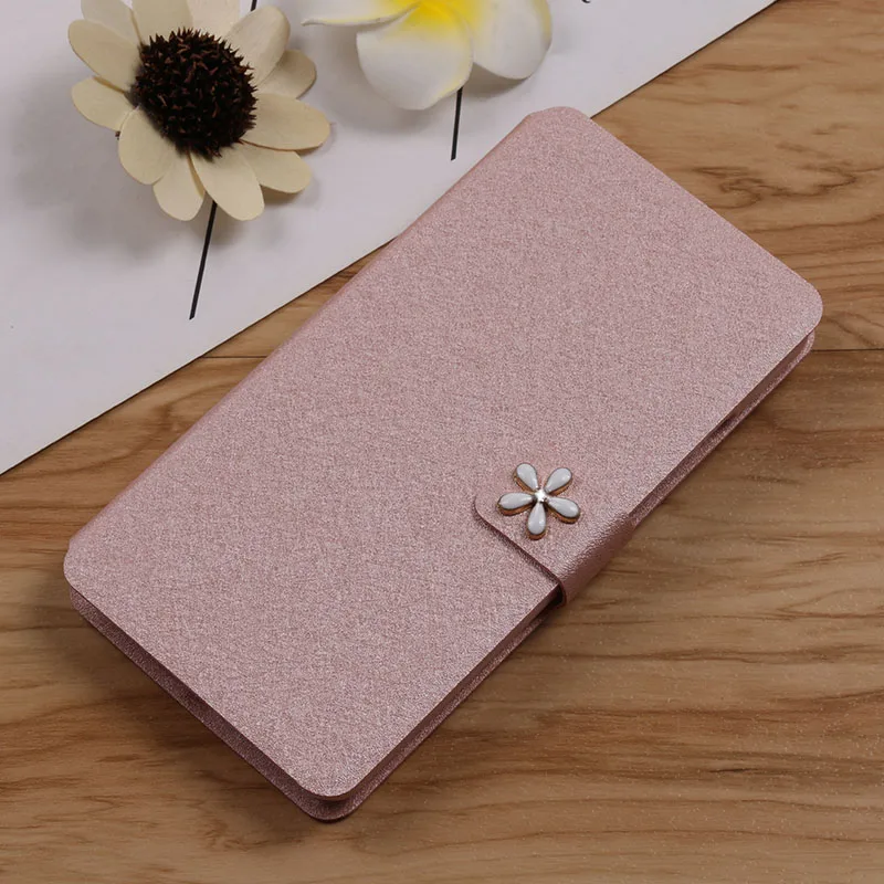 Pink With flower Чехол-бумажник с откидной крышкой для Motorola Moto Z Z2 Z3 Play, кожаный чехол с подставкой для Motorola Zplay XT1635 XT1710 5,5" - Цвет: Pink With flower