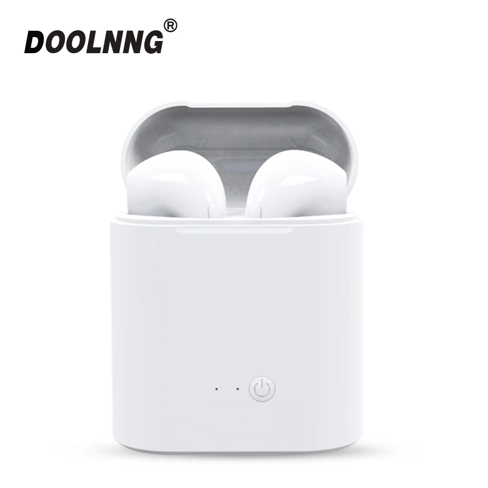 DOOLNNG Hot Sell i7s TWS Mini Wireless Bluetooth Earphone Stereo Earbud Headset With Charging Box Mic For All Smart phone | Электроника