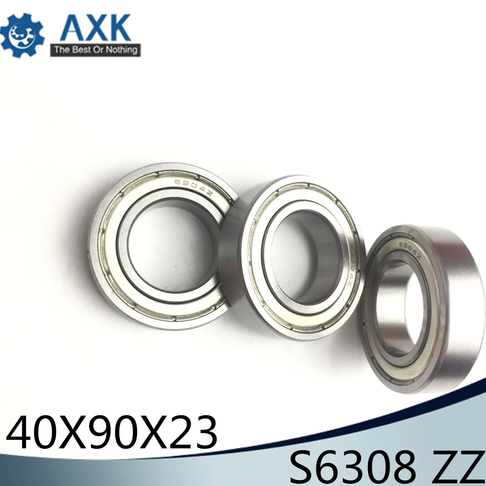 S6308ZZ подшипник 40*90*23 мм (1 шт.) ABEC 1 S6308 Z ZZ S 6308 440C шарикоподшипники из нержавеющей
