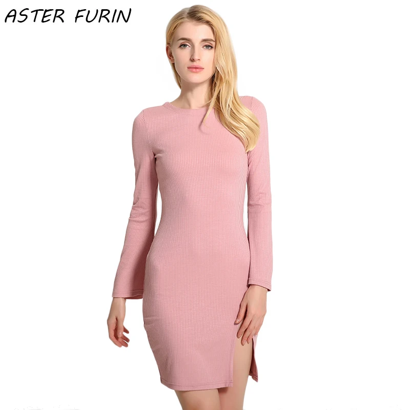 Модные женские туфли платье одежда с длинным рукавом Сторона сращивания Кружева