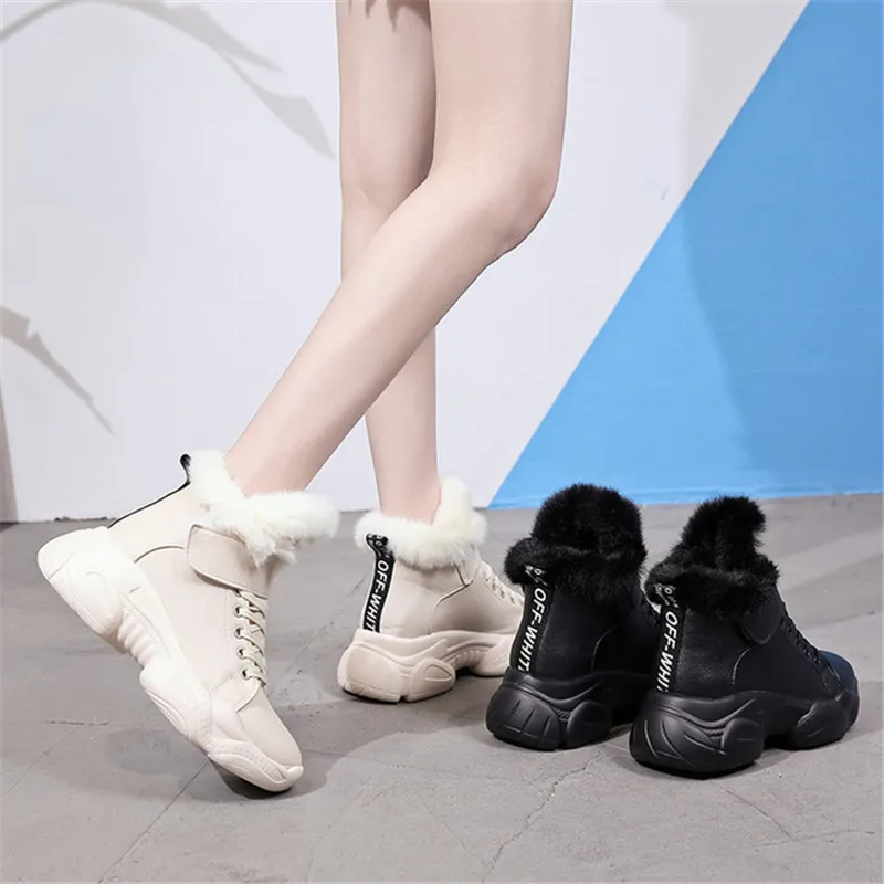 YUDAKORS Women's shoe new winter plus velvet thick warm cotton motion shoes short tube sport women's YD169 | Спорт и