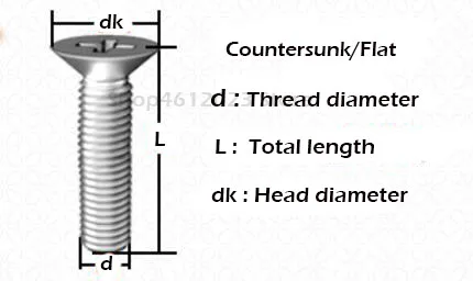 10Ppcs/20Pcs DIN965 GB819 M4 M5 M6 Brass Cross Countersunk Screws Flat Head Machine Screw HW065 | Обустройство дома