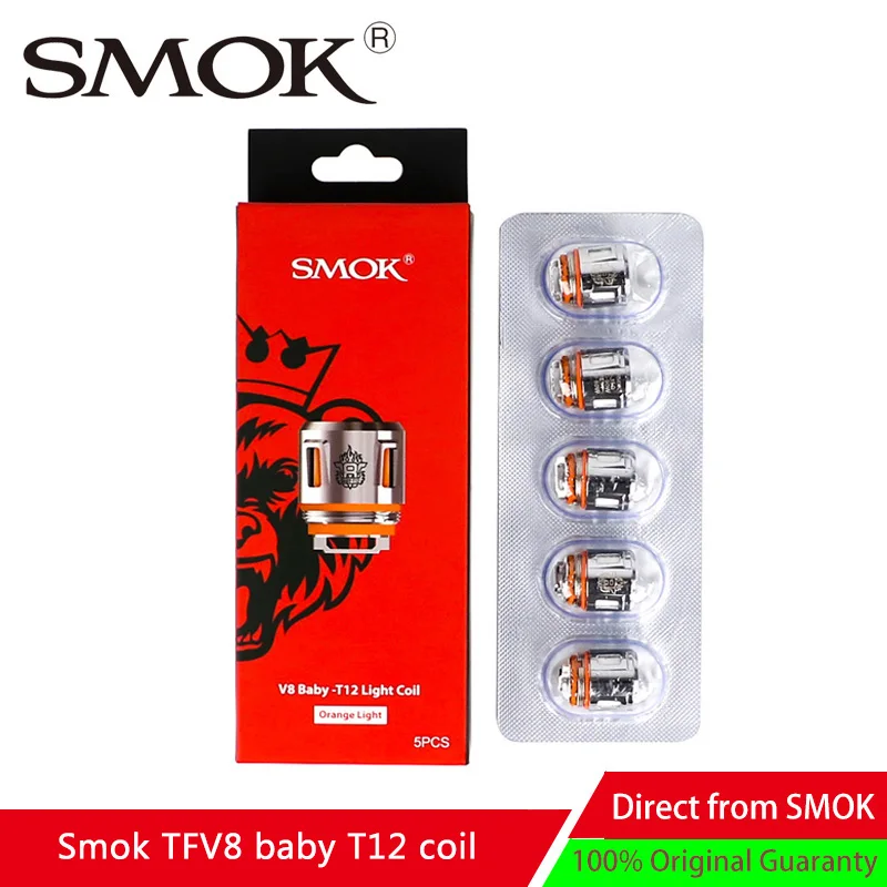 5 шт./лот оригинальный Smok TFV8 детский T12 светильник edtion 0.15ohm подходит TFV12 Принц