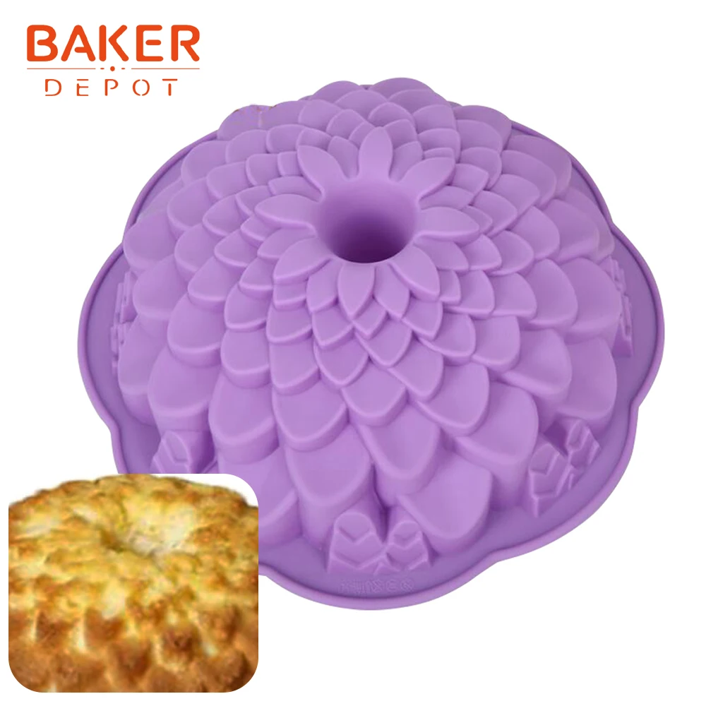 BAKER DEPOT силиконовая форма для большого торта Кондитерская подсолнуха выпечки