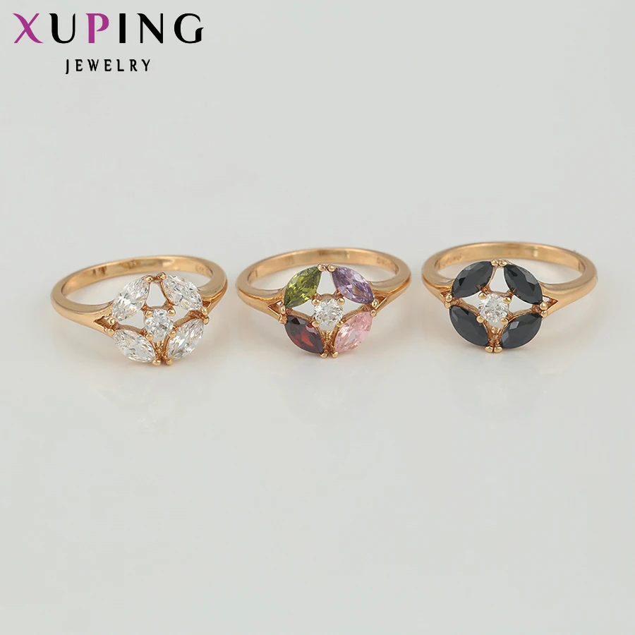 Xuping, модное кольцо для женщин, вечерние, позолоченные, синтетический кубический цирконий, ювелирные изделия, акция S18, 4 \ S32, 5-11722