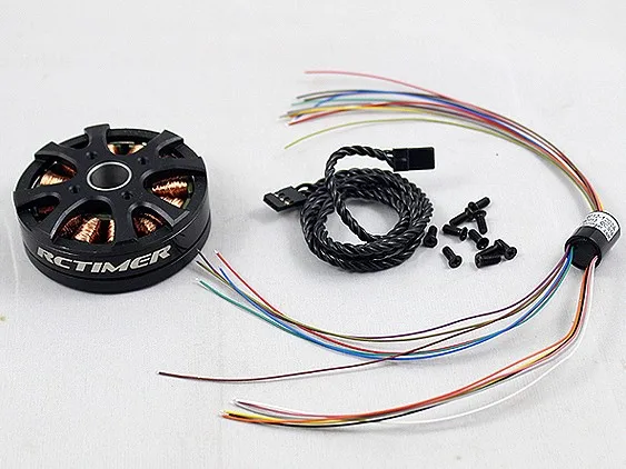 Бесщеточный мотор Rctimer GBM5208 12N14P DSLR Gimbal с скользящим кольцевым SR|motor with|gimbal brushless