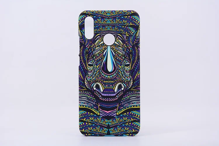 Чехол для Xiaomi Redmi Note 7 чехол TPU животное 3D рельефный ночной светящийся жесткий