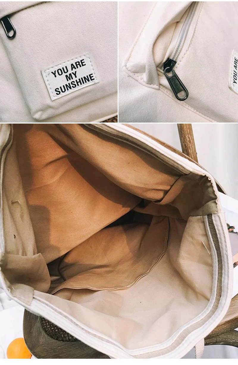 Модная хлопковая ткань для подростков Mochila, школьная сумка для девочек, женский рюкзак, черная школьная сумка, женский рюкзак для книг