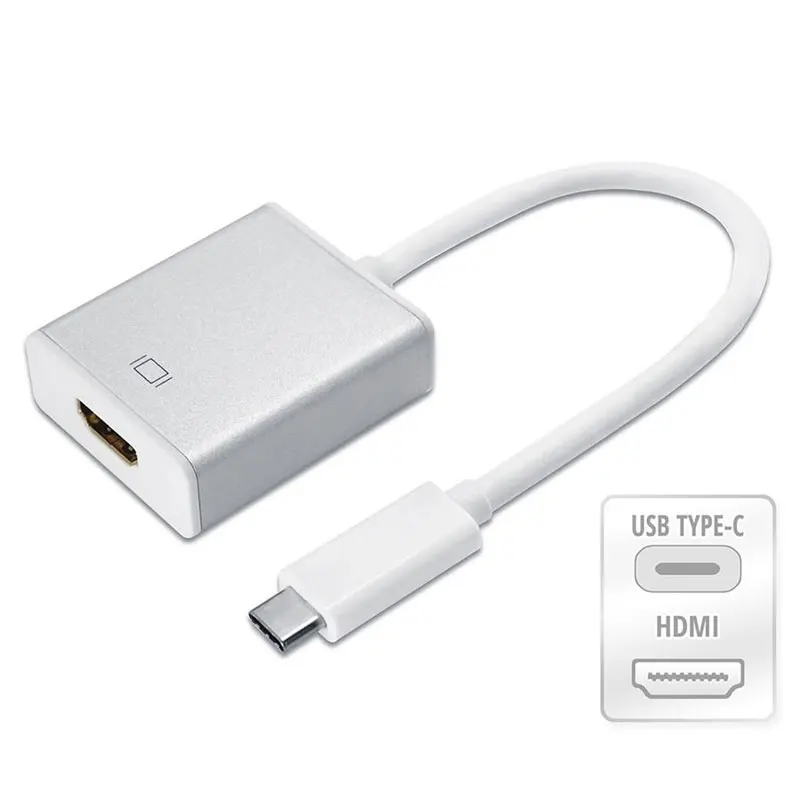 Новый USB 3 1 Type C VGA Женский адаптер кабель type к HDMI для нового Macbook 12 дюймов Chromebook Pixel