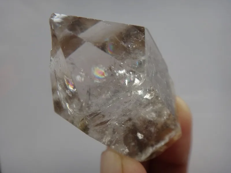 Тибетский супер прозрачный кварцовый алмаз херкимера 42 г большие радуги|crystal