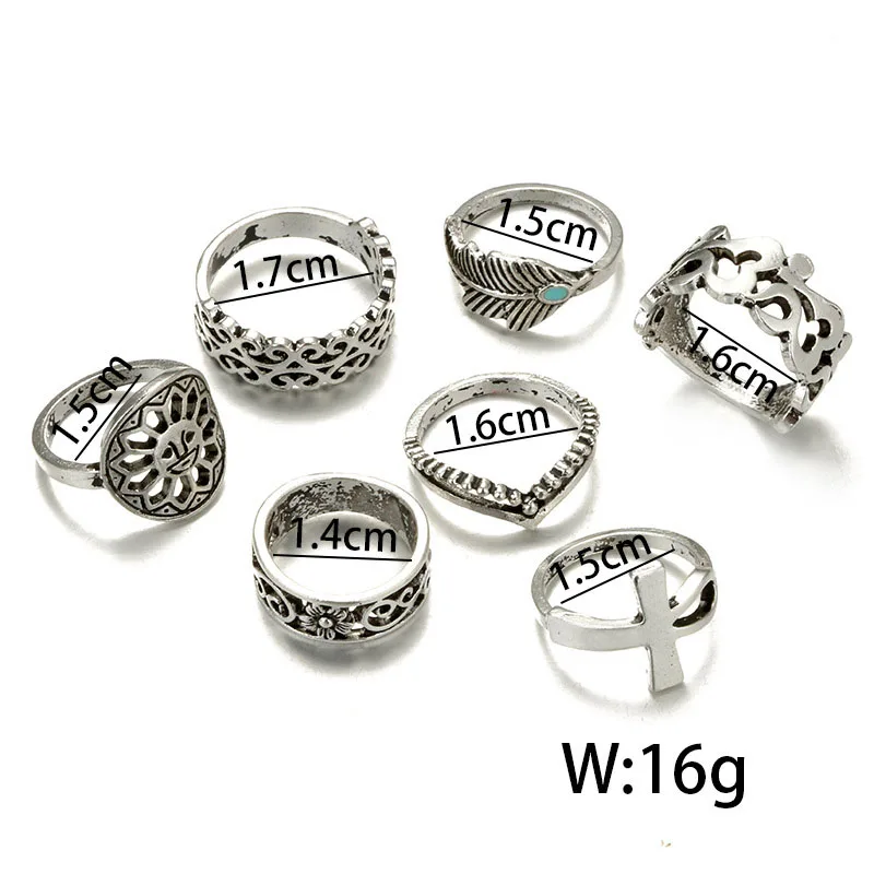 Модные солнцезащитные цветы египетские bijuterii 7 pic/sit крошечные кольца bague lot sortijas