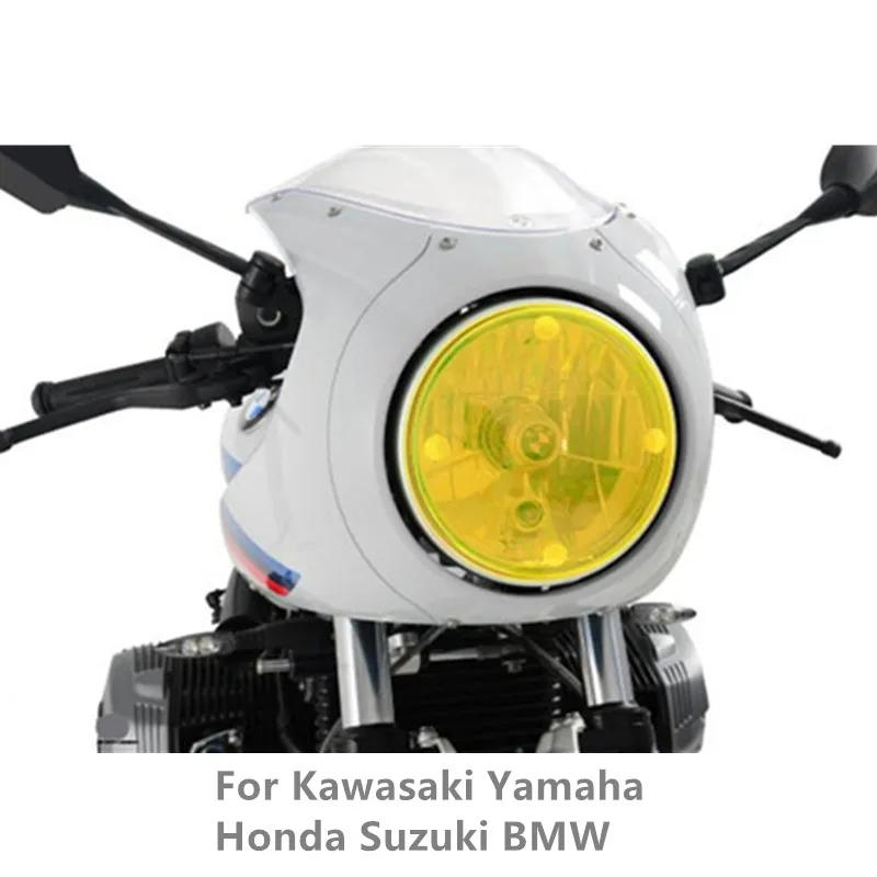Универсальная защитная крышка для фар 7 5 дюйма экрана подходит Suzuki Kawasaki Honda Yamaha BMW