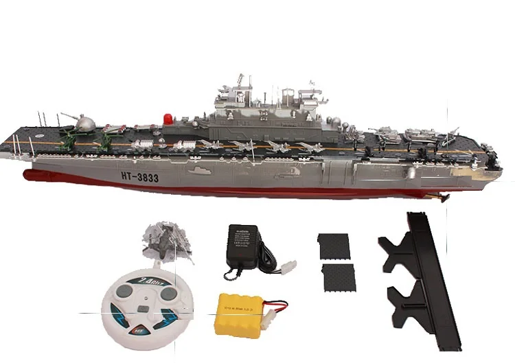 2 4G 1:350 радиоуправляемая большая Лодка США. Игрушечная модель штурмового корабля
