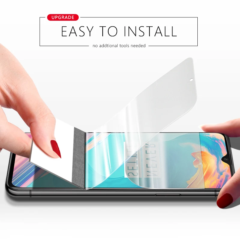CHYI 3D изогнутая Защитная пленка для экрана Oneplus 7 pro 7 T, нано гидратационная пленка Oneplus7 6T 5t 6 3 на весь экран, не закаленное стекло