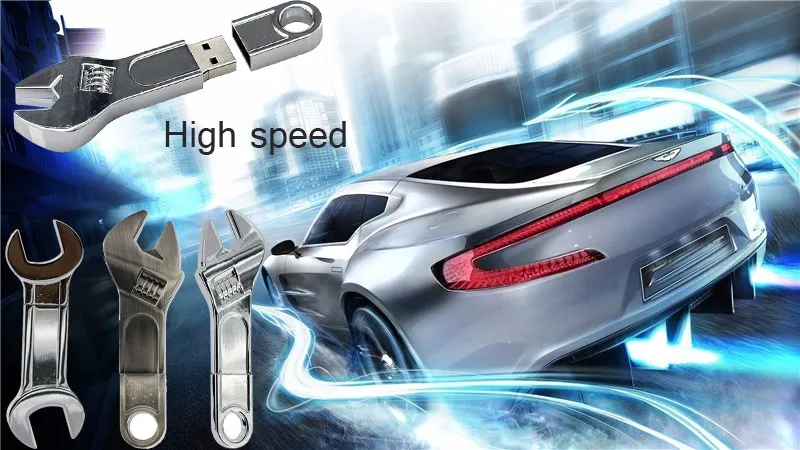 Инструмент гаечный ключ металлический флэш накопитель Usb память 4 ГБ 8