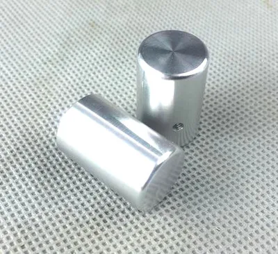 

2pcs aluminum knob potentiometer knob 15*24*6mm smooth potentiometer cap Volume knob switch cap for HI-FI amplifier