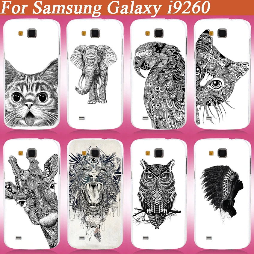 Высококачественный симпатичный черно белый чехол с рисунком животных жесткий