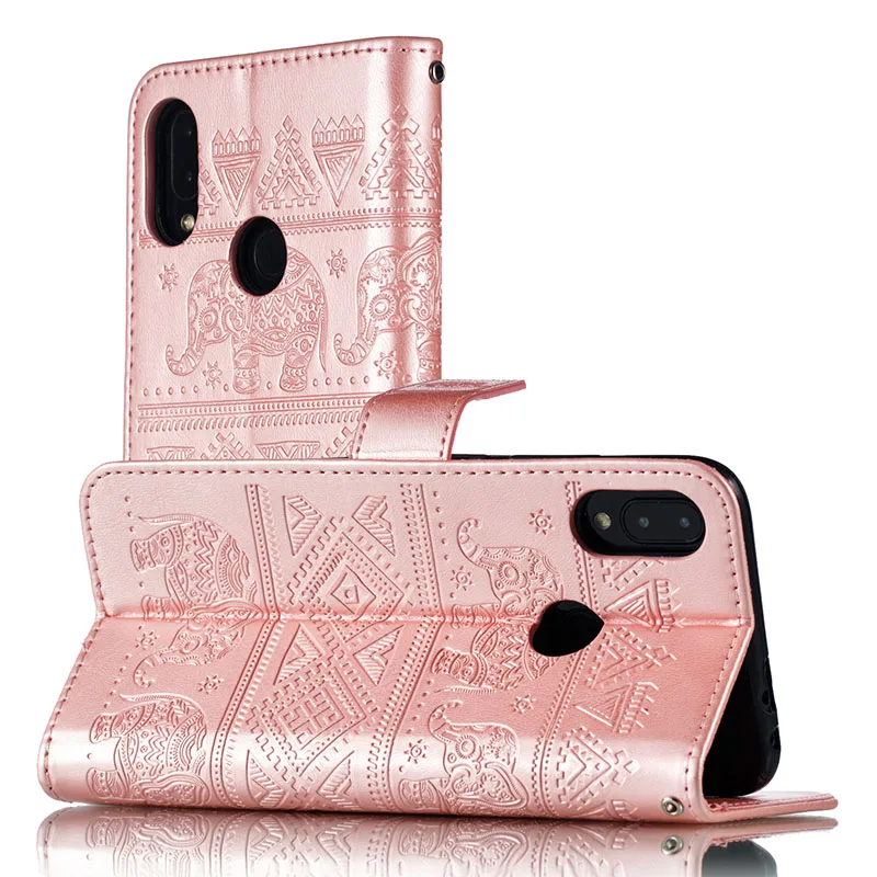 Чехол-бумажник для Xiaomi Redmi 6 Pro 6A, модный чехол для Xiomi Redmi Note 7 5 6 Pro, чехол для телефона с рисунком слона, Fundas