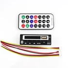 Плата mp3-декодера WMA WAV FLAC APE 12 В с Bluetooth 5,0, беспроводной аудио модуль, цветной экран, USB, TF, FM-радио, автомобильные аксессуары