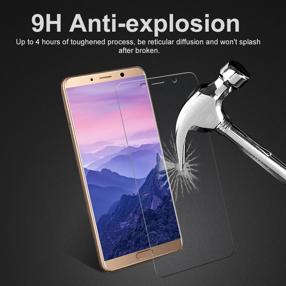 Полное покрытие из закаленного стекла для huawei mate 10 Защита экрана Pro пленка на