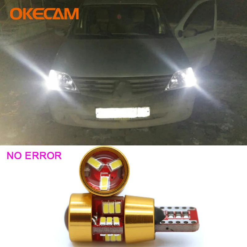 2x T10 W5W светодиодные Canbus автомобильные парковочные огни для Renault Megane 2 Duster Clio Logan