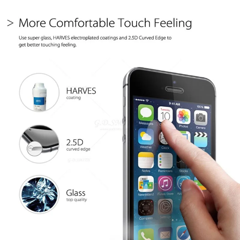 100% Подлинная 0 3 мм Защитная пленка для экрана из закаленного стекла iphone 12 Mini X 11 pro 4
