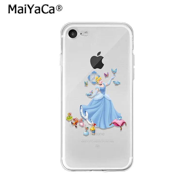 MaiYaCa Золушка Принцесса клиент высокое качество телефон чехол для Apple iPhone 8 7 6 6S Plus X