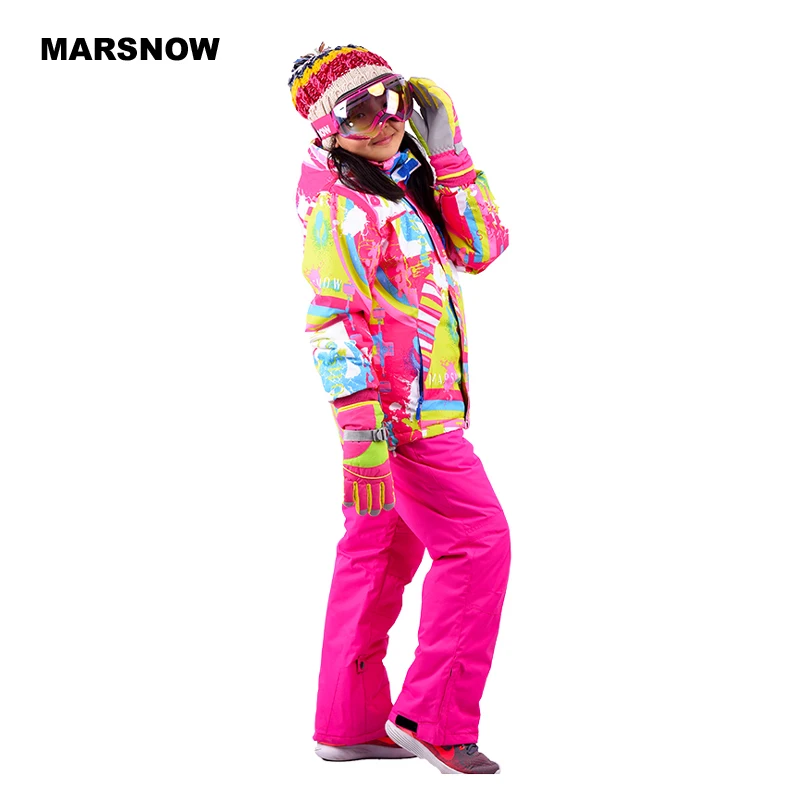 Kids Ski Suit Children Windproof Waterproof Warm Girls And Boy Snow Set Winter Snowboarding Skiing Pants And Jacket