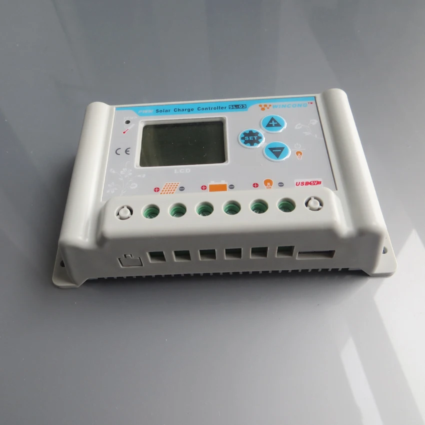 Контроллер солнечной системы wincong с USB 5 В 1 шт. 30 А 36 48 60 в sl03 4830a|control bear|control sensorregulation