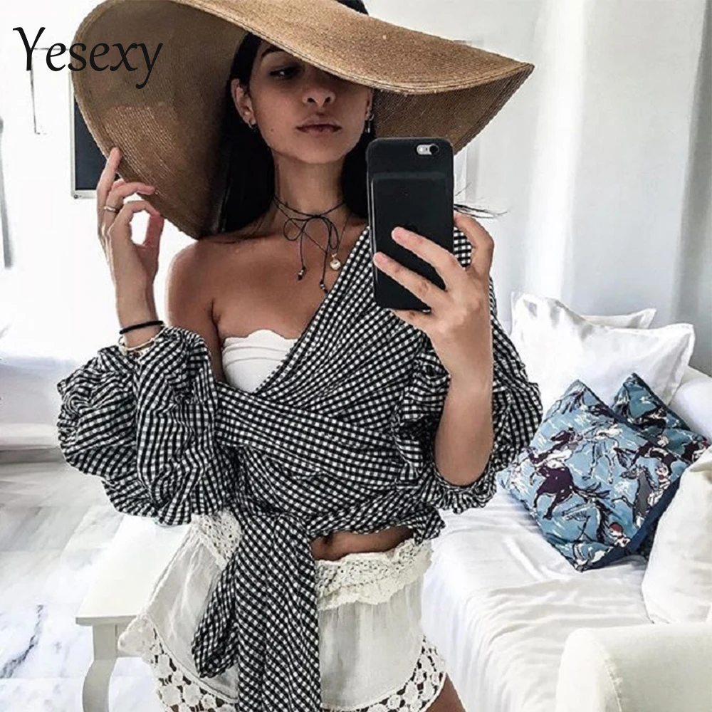 Yesexy 2019 Для женщин сексуальное летнее платье с глубоким v-образным вырезом