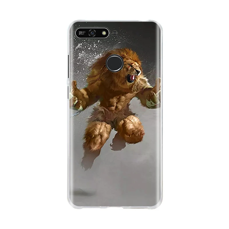 Силиконовый чехол для Honor 7A для Honor 7A Pro, защитный чехол для huawei Y6 /Y6 Prime /Enjoy 8e, чехол для телефона s