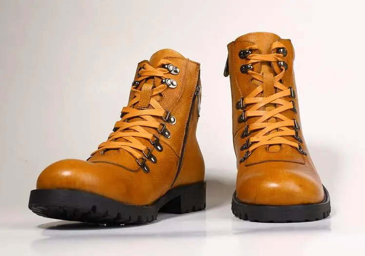 Мужские оксфорды на шнуровке высокие ботинки повседневные Мокасины из