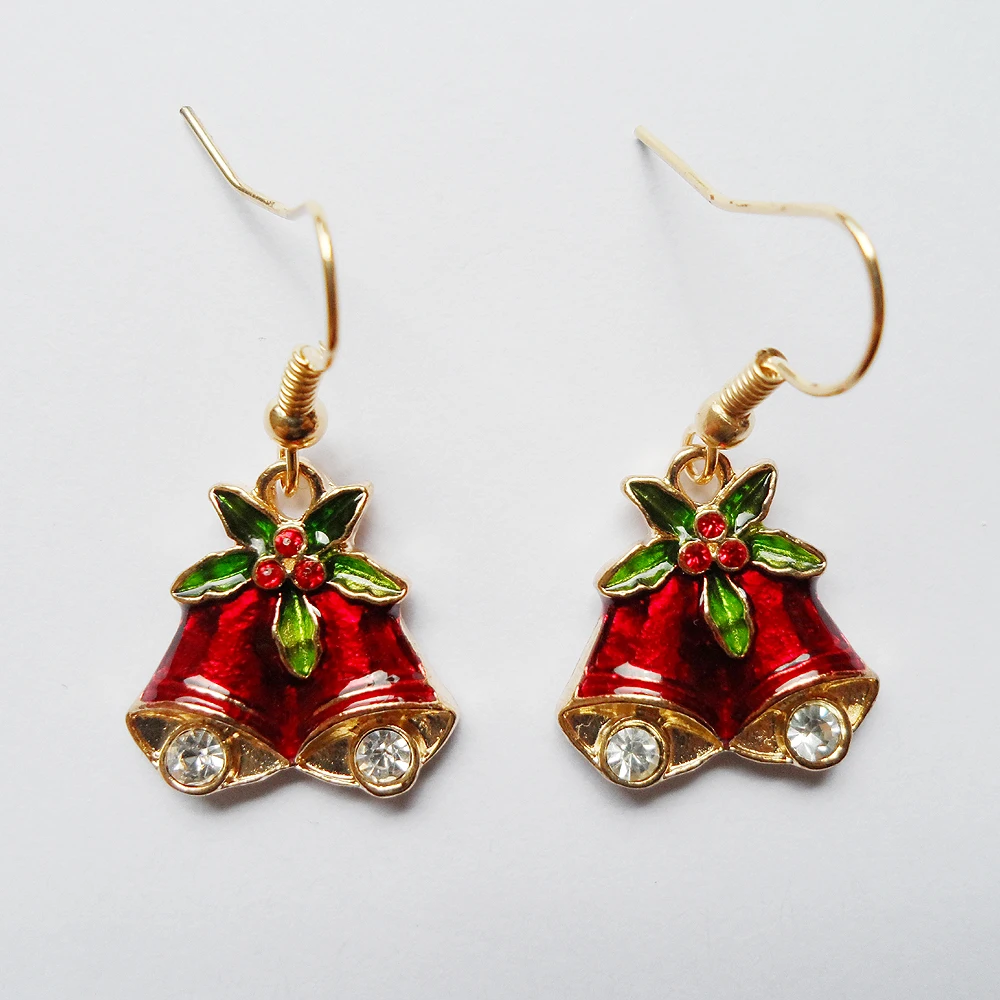 Новинка 2020 Лидер продаж Рождественская бижутерия красные рождественские