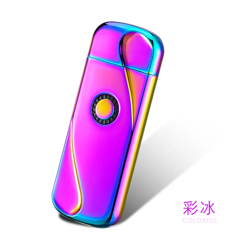 Умная светодиодная Зажигалка для зарядки через USB Индукционная металлическая