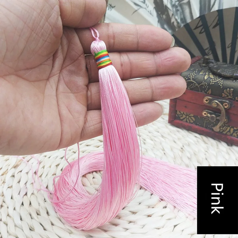 2 шт. 33 см очень длинная оплетка кисточка DIY Ювелирные изделия домашний текстильный занавес одежда декоративная изготовление талисманы Подвески Ремесло кисточки